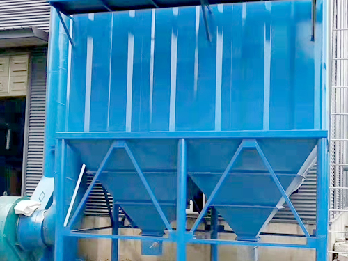 科信环保35T锅炉布袋除尘器的结构布置